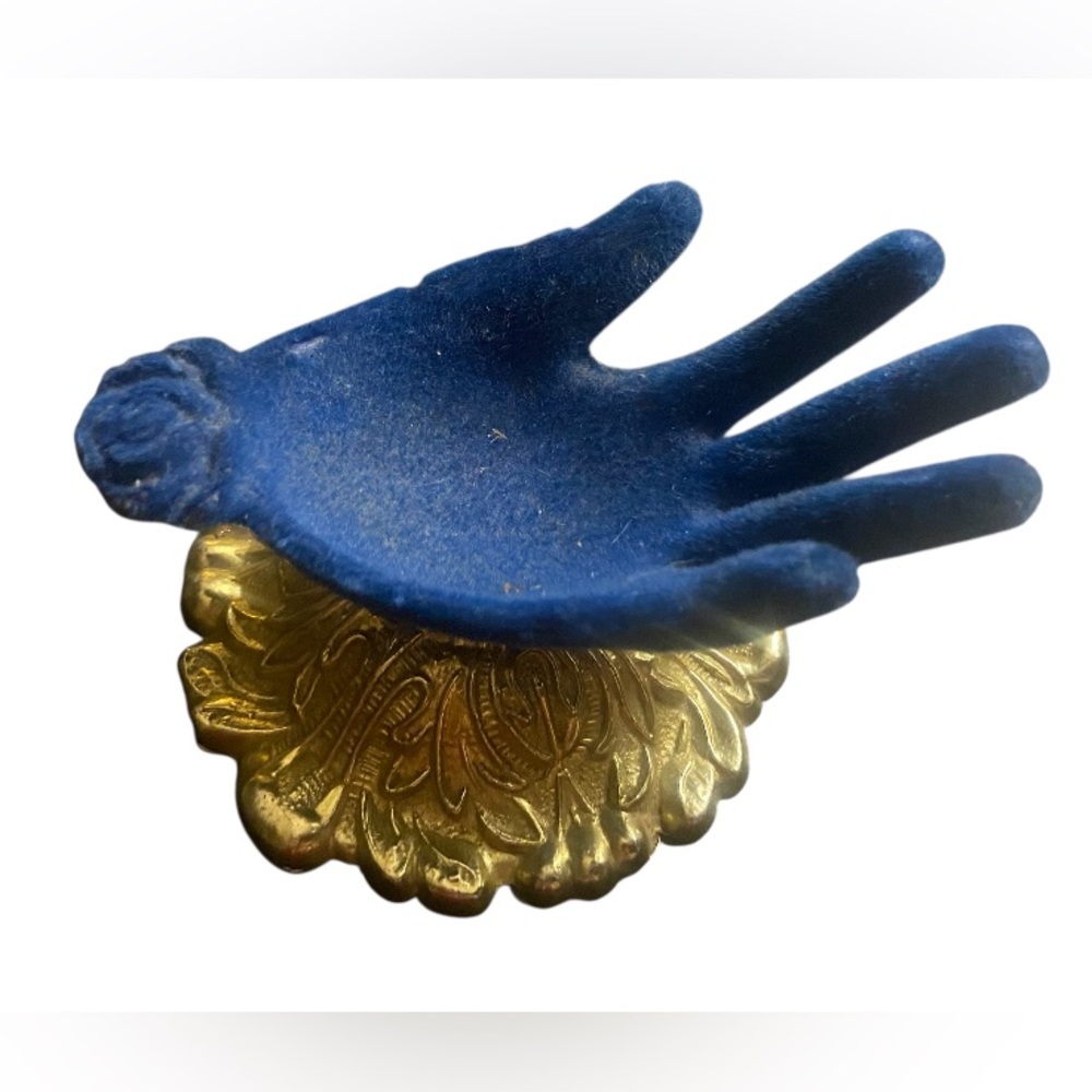 Vintage Velvet Hand Display Holder #8563 💎 SALE - Picture 4 of 7